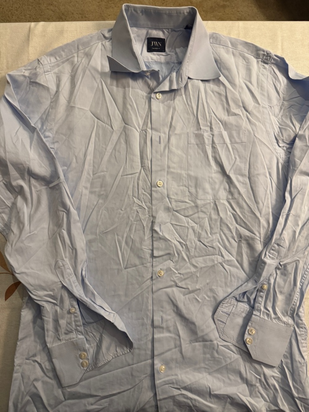 Men's Slim Fit Pale Blue Dress Shirt